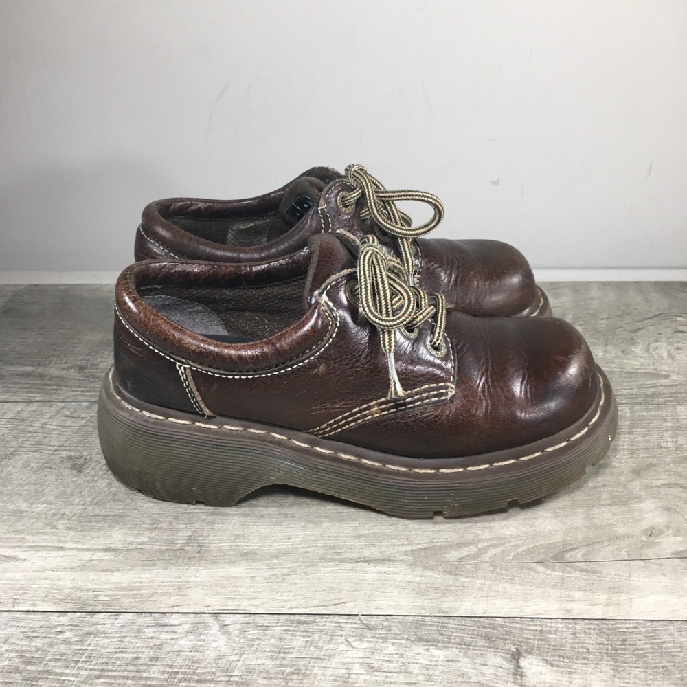Dr. Doc Martens 2B98 Creepers Gum Sole Chunky Leather Womens Shoe Vintage Size 6
